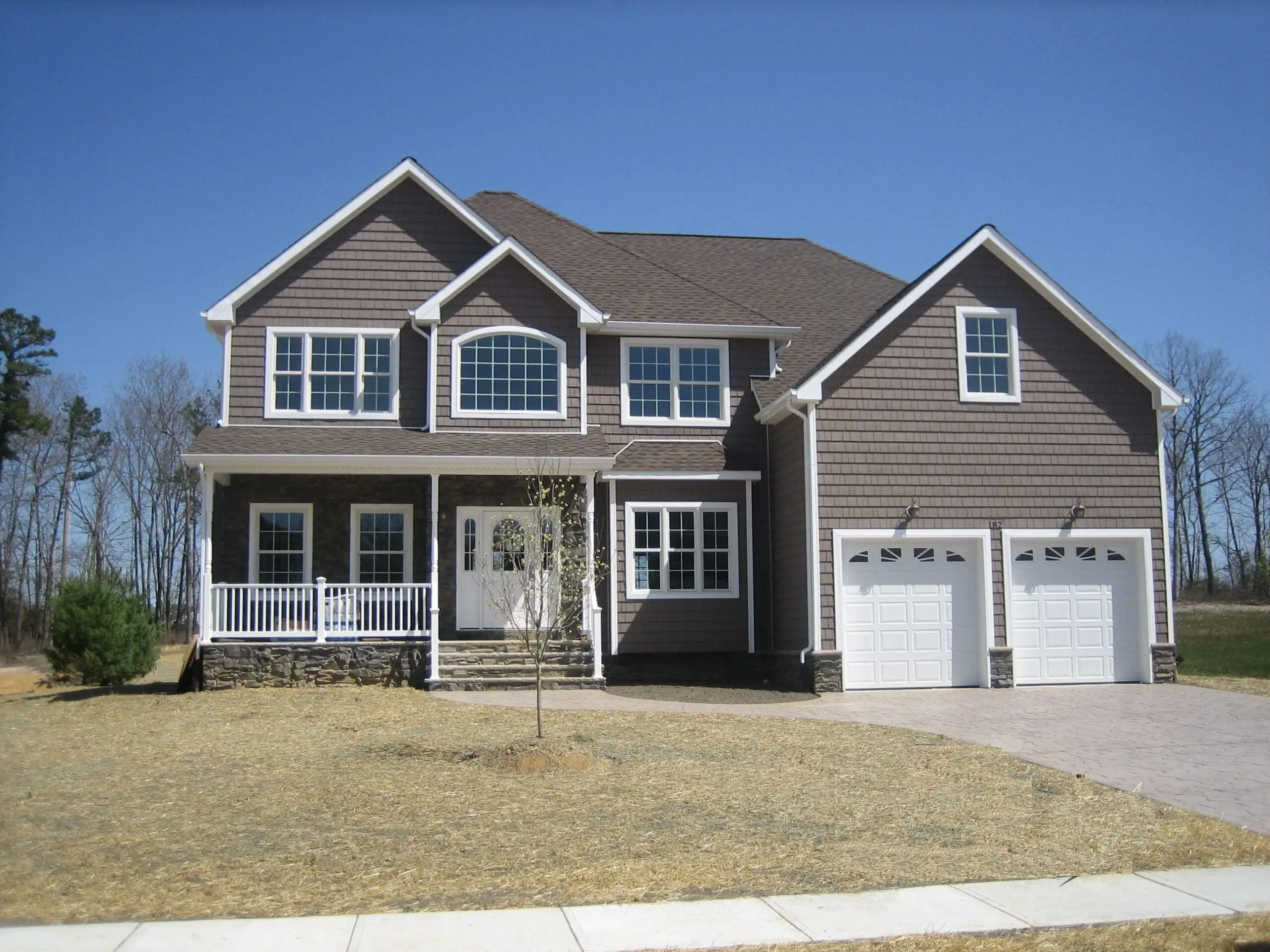 New Home & Driveway